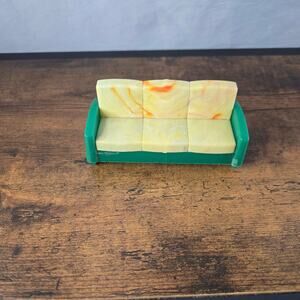 RARE Vintage ldeal Sofa Bed for Tin Litho Dollhouses